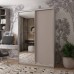 Шкаф купе Doros Сити Лайт Кашемир 1 ДСП / 1 зеркало 150х45х225 (DRS-011798) - фото 1