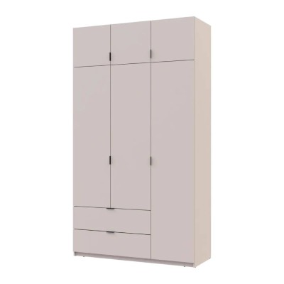Шкаф распашной с антресолью Doros Лукас 135х50х240 см Кашемир (DRS-011656)