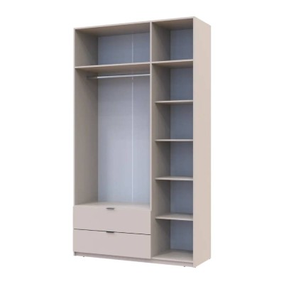 Шкаф распашной с антресолью Doros Лукас 135х50х240 см Кашемир (DRS-011656)