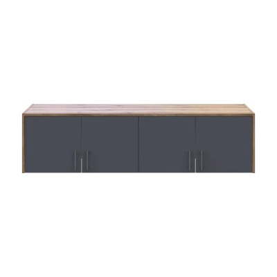 Антресоль Doros Ронди Дуб Артизан/Графит 4 ДСП 160х52х41 (DRS-011604)
