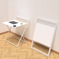 Стол трансформер Компакт 3 750x790x720 Белый металл ДСП Белый 16 мм FRD-104683