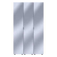Комплект пеналов для одежды Doros Гелар  117х49,5х203,4 см 3 Зеркала/Кашемир