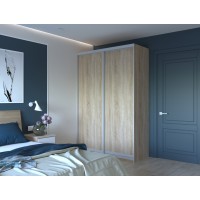 Шкаф-купе двухдверный Doros Сити Лайт 150х60х225 см Дуб сонома (DRS-011093)