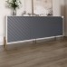 Комод з золотими металевими ніжками LION Амарант 168x40x76,5 см Бетон Style/Графітовий - фото 1