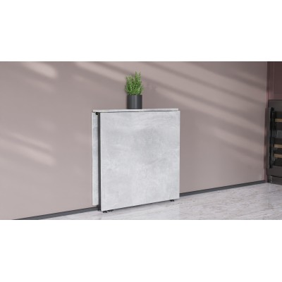 Стол-книжка трансформер Орион 2 Ferrum-decor 750x1520x730 Черный металл ДСП Бетон 16 мм (FRD-104589) Стол-книжка трансформер Орион 2 Ferrum-decor 750x1520x730 Черный металл ДСП Бетон 16 мм (FRD-104589)