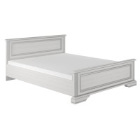 Ліжко двоспальне без основи під матрац Гербор Уайт 160 СН 160x200 см Ясен сніговий/Сосна срібна 