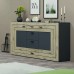 Комод 2Д4Ш Сокме Джейкоб 160x90x40,2 Дуб вікінг/Антрацит (SKM-081277) - фото 1