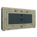 Комод 2Д4Ш Сокме Джейкоб 160x90x40,2 Дуб вікінг/Антрацит (SKM-081277) - фото 2