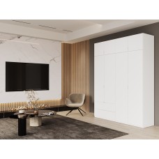 Шафа розпашна з антресоллю Doros Лукас 180х50х240 см Білий (DRS-011191)
