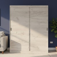 Шафа-купе Еверест Соната 1800 дводверна 180х60х217 дуб крафт білий