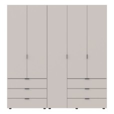 Комплект шаф для одягу Doros Гелар (2 шт.) 193,7х49,5х203,4 см Кашемір