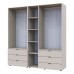 Комплект шаф для одягу Doros Гелар (2 шт.) 193,7х49,5х203,4 см Кашемір - фото 6