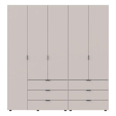 Комплект шкафов для одежды Doros Гелар  193,7х49,5х203,4 см Кашемир 