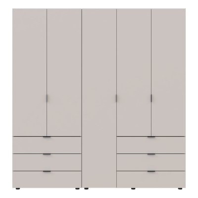 Комплект шкафов для одежды Doros Гелар  193,7х49,5х203,4 см Кашемир 