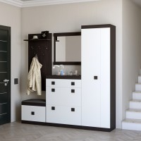 Передпокій Еверест Соната 1 венге темний/білий