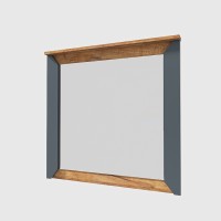 Дзеркало настінне Еверест Нордік-800 80х6х77 см Графіт/Дуб крафт золотий (EVR-5522)