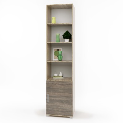 Шкаф-пенал открытый Эверест Бриз-14 сонома/трюфель Шкаф-пенал открытый Эверест Бриз-14 сонома/трюфель