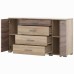 Комод для вітальні Еверест Бриз К-6 130х38х72.5 сонома/трюфель   - фото 2