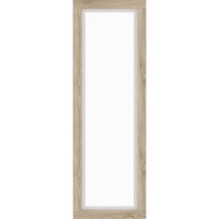 Зеркало настенное Гербор Сара LUS60 Дуб сонома/Нимфея альба (белый) (GRB-1101)