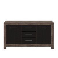 Комод у вітальню Гербор Белен KOM2D3S телескопи Дуб ансберг/Дуб болотний коричневий