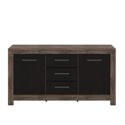 Комод у вітальню Гербор Белен KOM2D3S телескопи Дуб ансберг/Дуб болотний коричневий