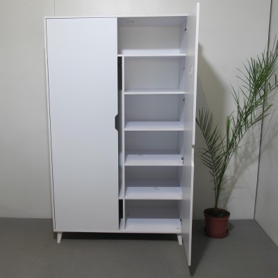 Шафа дводверна з білими ніжками М-ЗОН Борн 1200 Німфея Альба  