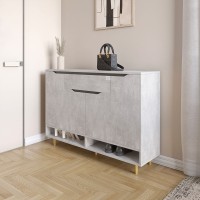 Тумба для обуви в прихожуюLION Салливан Тумба-2 Бетон