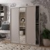 Шкаф купе Doros Сити Лайт Кашемир 2 ДСП/1 зеркало 180х60х225 (DRS-011805) - фото 1