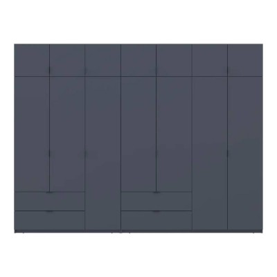 Комплект шкафов для одежды Doros Лукас (2 шт.) 315х50х240 см Графит (DRS-011699) Комплект шкафов для одежды Doros Лукас (2 шт.) 315х50х240 см Графит (DRS-011699)
