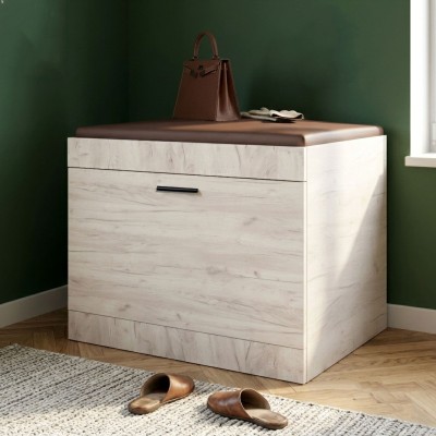 Тумба для взуття Еверест Соната ТО-600 60х38х45 дуб крафт білий