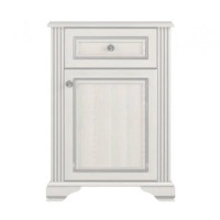 Комод в гостиную Гербор Уайт 1D1S (телескопы) Ясень снежный/Сосная серебряная (GRB-1117)