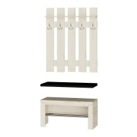 Передпокій Еверест Ліберті 1 дуб крафт білий