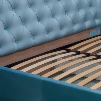 Двоспальне ліжко з м`яким узголів`ям LION Аврора Лілі 09 160х200 см