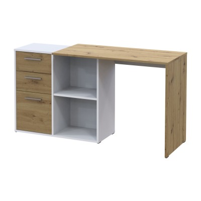 Офісний стіл Doros T8 Білий/Дуб Артизан 100х83х75 Офісний стіл Doros T8 Білий/Дуб Артизан 100х83х75