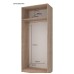 Комплект шкафов для одежды Doros Промо (2 шт.) 225х48х204 см Белый (DRS-011211) - фото 4
