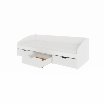 Кровать односпальная с ящиками Эверест Комфорт 3 193х84х59 см Нимфея Альба (белый)/Нимфея Альба (белый) (EVR-5726) Кровать односпальная с ящиками Эверест Комфорт 3 193х84х59 см Нимфея Альба (белый)/Нимфея Альба (белый) (EVR-5726)