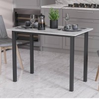 Стіл універсальний Knap Ferrum-decor 750x1000x600 Чорний метал ДСП Бетон 16 мм (FRD-106344)