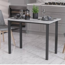 Стіл універсальний Knap Ferrum-decor 750x1000x600 Чорний метал ДСП Бетон 16 мм (FRD-106344)