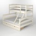 Двухъярусная детская кровать Mebigrand Чикаго Айвори 140-80х200 см с ящиками (MBG-2232) - фото 2