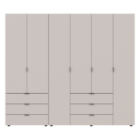 Комплект шкафов для одежды Doros Гелар  232,5х49,5х203,4 см Кашемир 
