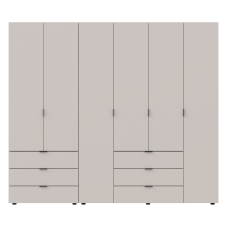 Комплект шкафов для одежды Doros Гелар  232,5х49,5х203,4 см Кашемир 