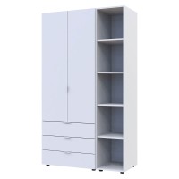 Комплект шаф для одягу Doros Гелар (2 шт.) 115,7х49,5х203,4 см Білий
