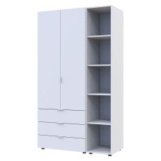 Комплект шаф для одягу Doros Гелар (2 шт.) 115,7х49,5х203,4 см Білий