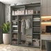 Шафа-купе двохдверна Doros G-Caiser 180х60х240 см Графіт/1 Дзеркало  - фото 2