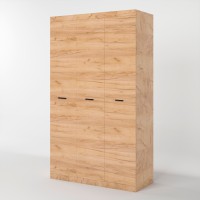 Шафа 3-х дверна Еверест Соната-1200 дуб крафт золотий