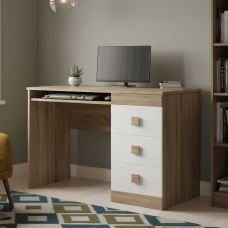 Стол письменный Эверест Соната дуб сонома/белый