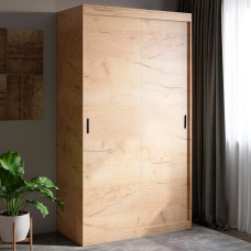 Шафа-купе Еверест Соната 1200 дводверна 120х60х217 дуб крафт золотий (EVR-2668)