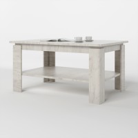 Стіл журнальний Еверест Соната СЖ-910 у вітальню дуб крафт білий (EVR-2709)