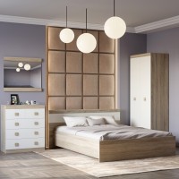 Спальня Соната Еверест Комплект 14 дуб сонома/білий