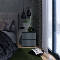 Тумба приліжкова Еверест ТЛ-1 Лайт 45х38х49 см Графіт